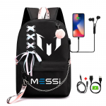 Jalgpalli superstaarid Messi kooliseljakott poistele t&uuml;drukutele reisimine s&uuml;learvuti teismelistele Mochilas &otilde;pilastele laste seljakott
