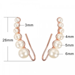 Moodsad naiste klambrid k&otilde;rvar&otilde;ngad, valge imitatsiooniga p&auml;rliga k&otilde;rvar&otilde;ngas k&otilde;rvar&otilde;ngas pulmadeks Moeehted, t&uuml;drukute kingitus HMM