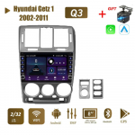 WIFI autoraadio stereo multimeedia jaoks Hyundai Getz 1 2002-2011 koos nupu nupuga Android 2Din GPS Navi Carplay Auto 2+32GB 1+16GB