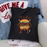 Naiste kokkupandavad k&auml;ekotid &Otilde;lakotid Vabaaja ostlemine T&uuml;drukute k&auml;ekott Naljakas muster Keskkonnas&otilde;bralik l&otilde;uendist kott Kandekott 24*26cm