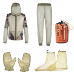 &Otilde;ues kasutatav 3-osaline v&otilde;rgust s&auml;&auml;sekindel jope Jungle Adventure Wild Fishing s&auml;&auml;sehammustuse kaitse jope Kindad P&uuml;ksid L/XL