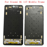 Keskmise raami korpuse LCD-paneeli paneeli paneel Xiaomi Mi 11T Pro telefoni metall-LCD raami parandamiseks 11T Black