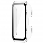 PC+karastatud klaasist kaitse&uuml;mbris Huawei Band 8 t&auml;isekraani kaitsva korpuse raami kaitseraua jaoks For Huawei Band 8 must