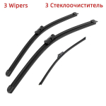 3tk klaasipuhasti harjad VW Tiguan MK1 2007-2017 jaoks 24  21  13  sobivad esiklaasile tuuleklaasile aknaharjad l&otilde;ikuritarvikud