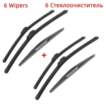 3TK klaasipuhasti harjad Subaru FORESTER MK4 jaoks 2013-2018 26 17 14 Fit Esiklaasile Esiklaasile Aknaharjad L&otilde;ikeritarvikud 2014 2015 2016 2017