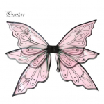 Printsessi haldja liblika tiivad kokkupandavad kerged laste riietus Halloweeni peokost&uuml;&uuml;mid ingli tiivad must