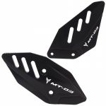 Mootorratta FootPeg jalatugi tagumine komplekt Kannaplaadid Kaitsekaitse Yamaha MT03 R3 MT25 R25 tarvikud MT-03 MT-25 YZF R3 MT03 LOGO Black