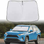 Auto esiklaasi p&auml;ikesekaitsekate P&auml;ikesesirm Coche Tuuleklaasi p&auml;ikesesirm Varjestus P&auml;ikesekaitse Toyota RAV4 2019 - 2022 jaoks For RAV4 2019-2022