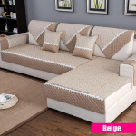 Diivani katted elutoa jaoks Linane kangas Diivani kate Diivani r&auml;tik &Uuml;hev&auml;rviline diivanikate nurk Sektsioonku&scaron;ettide katted W70 x L70 cm