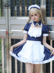 Sinine Armas Lolita Neiu Kost&uuml;&uuml;mid T&uuml;drukud Naised Armas Neiu Cosplay Kost&uuml;&uuml;m Animatsiooni Show Jaapani riietus Kleit Riided S sinine