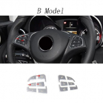 Car styling wheel buttons sequins decoration Interior for Mercedes Benz GLC A C Class W205 X253 CLA C177 GLA X156 A Model