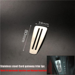 Autotarvikud K&auml;igukasti veetassi hoidiku paneel, sisekujundus, raami kleebis Ford Focus 3 mk3 jaoks Steel Card gateway black