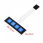 Uus 4 12 16 20 v&otilde;tmega 4 * 4 membraanl&uuml;litiga klaviatuur 1x4 3x4 4x4 4 * 5 maatriksi massiivi maatriksiklaviatuur arduino nutika auto jaoks