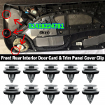 10 tk auto uksepaneeli kaardi trimmikatte kinnitusklambri neet BMW E88 F45 E36 E46 E90 E91 F32 F33 F82 E60 E61 X1 E84 X3 E83 F25 F26 51418224781 jaoks