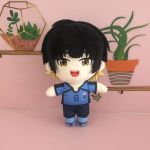 Anime sinine lukk Isagi Yoichi pl&uuml;&uuml;sis nukk 20cm Seishiro Nagi Reo Mikage armas pehme t&auml;idisega padi Halloweeni kingitus Isagi Yoichi
