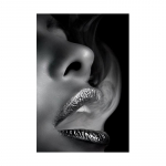 Naiste portree maalimine Skandinaavia plakatid ja tr&uuml;kised Seinakunstipildid elutoa diivanile Mustvalge huule Cuadrose l&otilde;uend 20x30cm