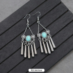 Retro etnilise stiiliga k&otilde;ik-&uuml;hes k&otilde;rvar&otilde;ngad Naiste temperamendiga boheemlaste p&uuml;hade tuttidega pikad k&otilde;rvar&otilde;ngad