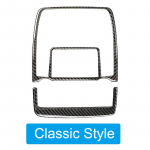 2 TK s&uuml;sinikkiust auto esiosa lugemisvalgusti raami paneeli dekoratiivsed kaanekleebised BMW X5 E70 X6 E71 auto salongile 3 Colors style