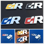 3D-metallist autokleebise embleemi m&auml;rgi autokleebis Volk+swa+gen R Racing V+W Sagitar Touareg SR GR tarvikutele Car stickers
