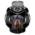 Kevad-s&uuml;gis nutikas rottweileri koer 3D prindiga kapuuts Meeste retrot&otilde;mblukuga avar jakk Mantlid Harajuku t&auml;navar&otilde;ivad kapuutsiga dressipluus 5XL