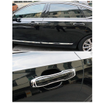 Kroomstiil Volvo XC60 XC90 S90 V90 2018 2022 kroomitud v&auml;lisukse k&auml;epideme katteliist jaoks black