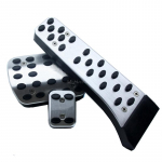 Stainless steel AMG AT Pedal Cover Brake Clutch Accelerator For Mercedes Benz C E S GLK SLK CLS SL-Class W203 W204W211