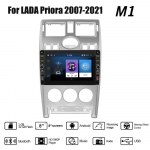 8-tolline 2-dine autoraadio multimeediumivideopleier LADA Priora 2007-2021 jaoks koos nupunupuga Android GPS-navigatsioon 1+32GB 1+32GB must