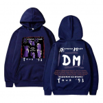 Piiratud Briti b&auml;ndi Depeche Cool Mode Memento Mori Tour 2023 Kahepoolse tr&uuml;kiga kapuuts, Unisex Oversized Rock Vintage dressipluus L