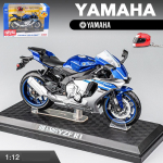 1/12 Skaalaga Yamaha YZF-R1 Diecast mootorratta mudelm&auml;nguasi lastele V&auml;ikelastele poistele T&uuml;drukutele Kingikogu 1/12-17x10cm