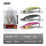 Kingdom Fishing Lures 7,5g/11g/15g/19g 50mm/60mm/68mm/70mm h&otilde;ljuv Good Action lant must