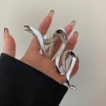 Uus k&otilde;rgekvaliteediline metallist haarats naiste juuksek&uuml;&uuml;s Korea h&otilde;bemetallist p&auml;rlilained geomeetrilised juukseaksessuaarid naistele krabi klambriga juuksep&uuml;&uuml;dur klambriga peakatted 1PCS h&otilde;be