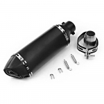 38-51 mm universaalsed v&auml;ljalaske summuti torud libisevad summuti roostevabast terasest saba toru k&otilde;rge temperatuur must