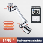 Segisti pikendaja n&auml;opesukauss 1440 multifunktsionaalne universaalne mullitaja pritsmepea p&ouml;&ouml;rlev mehaaniline &otilde;la veeotsik