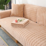 Pehmed diivanikatted Diivanipadi universaalne libisemiskindel Four Seasons Talvine diivanipadja kate 70x180cm kaamel