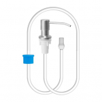 Roostevabast terasest valamu seebi dosaator koos 100 cm pikendustoruga pressiga k&ouml;&ouml;gi t&ouml;&ouml;laud Sisseehitatud valamu n&otilde;udepesumasina vedelseebi doseerimispumba pea