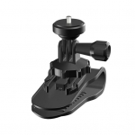 Auto p&auml;ikesesirmi kinnitus, 360-kraadine p&ouml;&ouml;rlev libisemisvastane kiirkinnitus, stabiilne kinnituskaamera autoklamber Insta360 GO3/for Action4/3/2/GoPro/for jaoks must