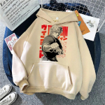 Vinland Saga kapuutsiga s&auml;rgid naistele Fliis t&auml;navamood anime 2023 Pullover naiselik gooti kampsun Unisex L