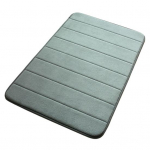 Youshengi m&auml;luvahtmatt, libisemiskindel pl&uuml;&uuml;s, veeimavus, ohutu mikrokiust k&ouml;&ouml;k, vannituba, korallifliisist du&scaron;imatt 40x60cm khaki