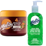 Malibu p&auml;evituse kiirendaja SPF4 300ml + Aloe Gel p&auml;rast p&auml;evitamist 200ml