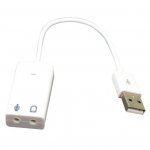 USB 2.0 virtuaalne 7.1 kanaliga v&auml;line USB-helikaardi adapter s&uuml;learvuti jaoks