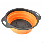 Round Folding Collapsible Colander/Strainer/Filter Basket durable four Colors -