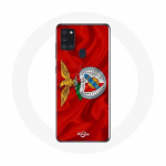 Samsung Galaxy A21S &uuml;mbris slb benfica punase taustaga