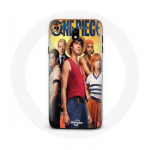 &Uuml;mbris Samsung Galaxy J3 2017 Anime One Piece Luffy plakatitegelaste kunst 1. hooaja jaoks