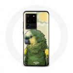 &Uuml;mbris Samsung Galaxy S20 Ultra Amazon Parrots Roheline