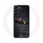 &Uuml;mbris Samsung Galaxy S21 FE Formula 1 Max Verstappen F1 must punane ja kollane