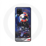 &Uuml;mbris Samsung Galaxy A22 4G vormel 1 Pierre Gasly F1 v&otilde;idus&otilde;idujuhi jaoks punane sinine