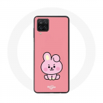 Jungkooki roosa taustaga &uuml;mbris Samsung Galaxy A12 BTS Bangtan BT21 Cooky jaoks