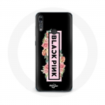 Coque pour Huawei P30 Lite Blackpink Groupe de K-pop Logo Noir Rose Fond Noir