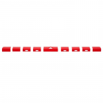 Car Center Console Air Conditioning Button Sticker For Mercedes Benz A B class GLA GLB CLA W177 W247 H247 X247 C118 + A class W177 19-23 punane