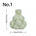 Loominguline kunstivaas t&ouml;&ouml;laua kaunistused Kodukaunistus Keraamiline h&uuml;dropooniline vaas Taimepott Aroomiteraapia pudel Aiatarbed No.1